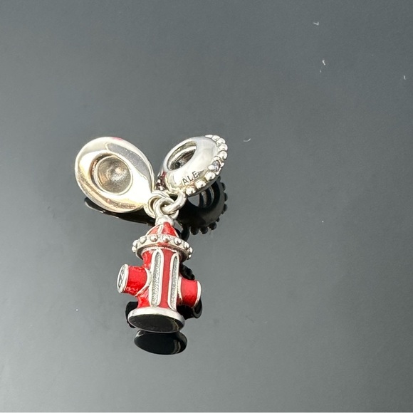 PANDORA Firefighter Dangle Charm Sterling Silver 925 Ale in a gift box #78 - Picture 6 of 8